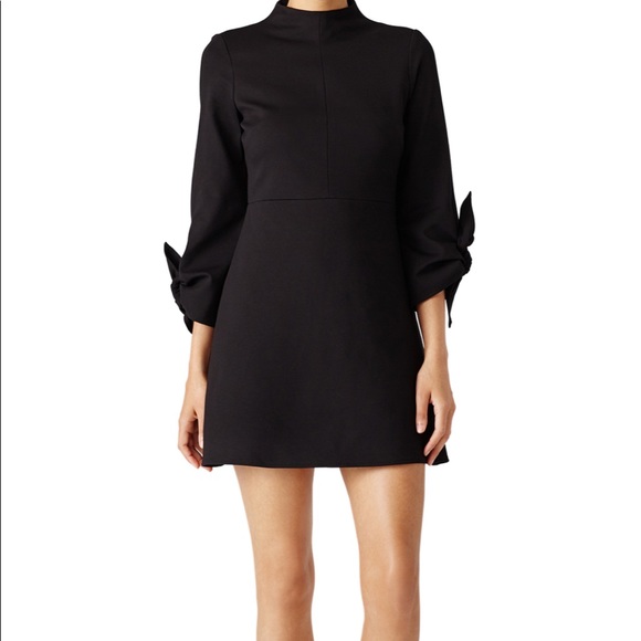 Tibi Dresses & Skirts - Tibi Black Bond Tie Sleeve Dress Size 2